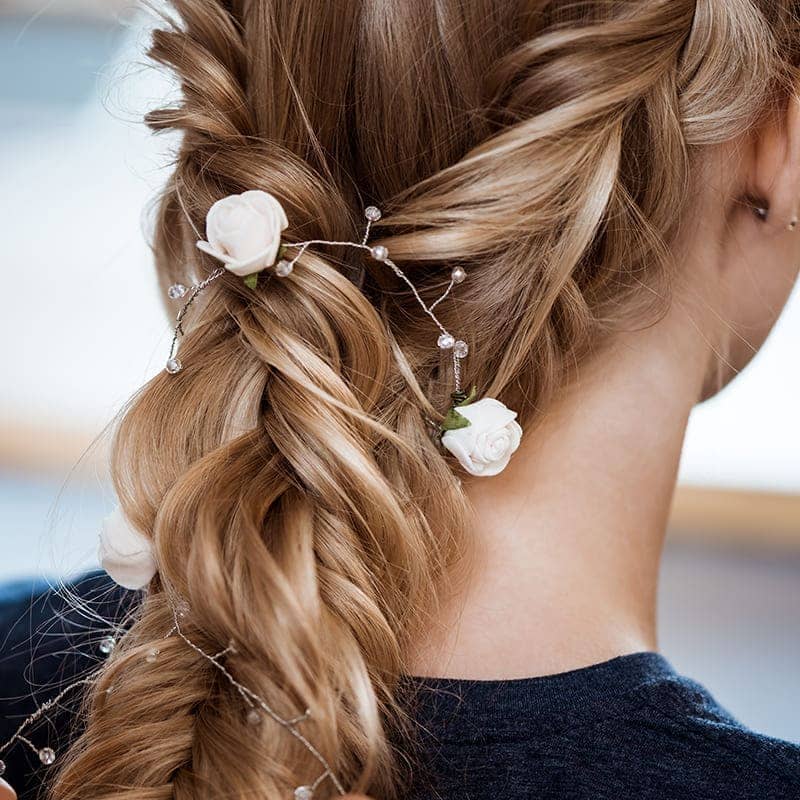 Bridal hairstyle at North Style Salon