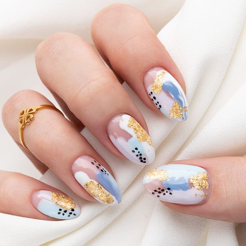 Creative nail art design at North Style Salon
